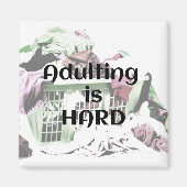 Het toevoegen is HARD met een wasmand magnet (Voorkant)