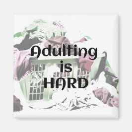 Het toevoegen is HARD met een wasmand magnet