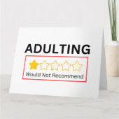 Het toevoegen van 1 ster zou geen grappige dag aan kaart (Voorkant)