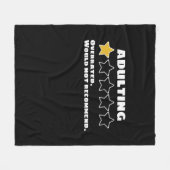 Het toevoegen van overschatten zou niet één Ster a Fleece Deken (Voorkant (Horizontaal))