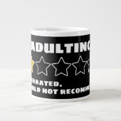 Het toevoegen van overschatten zou niet één Ster a Grote Koffiekop (Voorkant)