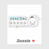 Het toevoegen van wolken zou geen thema aanbevelen sticker (Vel)