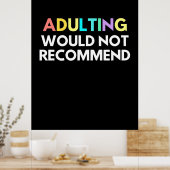 Het toevoegen zou niet adviseren poster (Keuken)