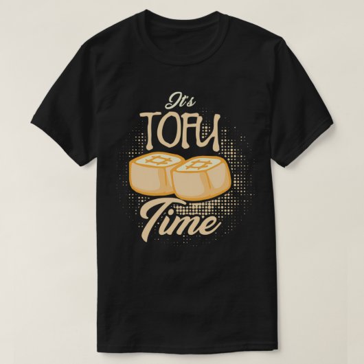 Het Tofu-tijdperk Duurzame Soy Vegetarian Vegan Gi T-shirt (Design voorkant)