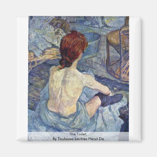 Het toilet, door Toulouse-Lautrec de Henri Magneet (Voorkant)