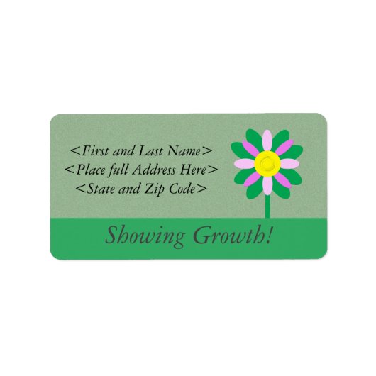 Het tonen van de aanpasbare Adresetiketten van de  Etiket (Voorkant)