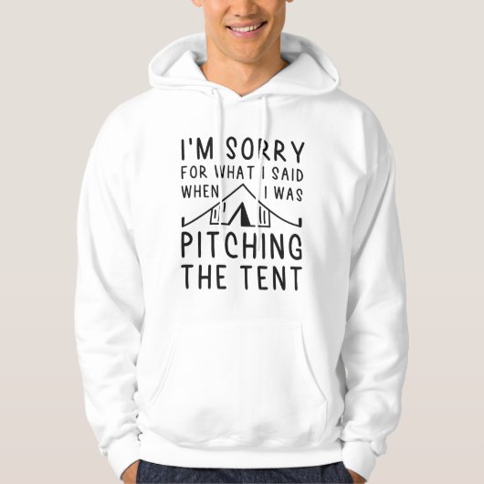 Het tonen van de Tent Hoodie (Voorkant)