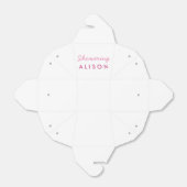 Het tonen van de voor de mam bestemde flessendoos  bedankdoosjes (Uitgevouwen)