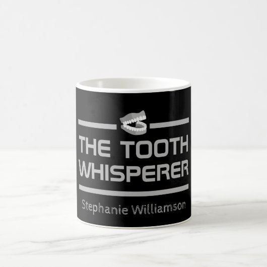 Het Tooth Whisperer Funny Dentist-cadeau Koffiemok (Center)