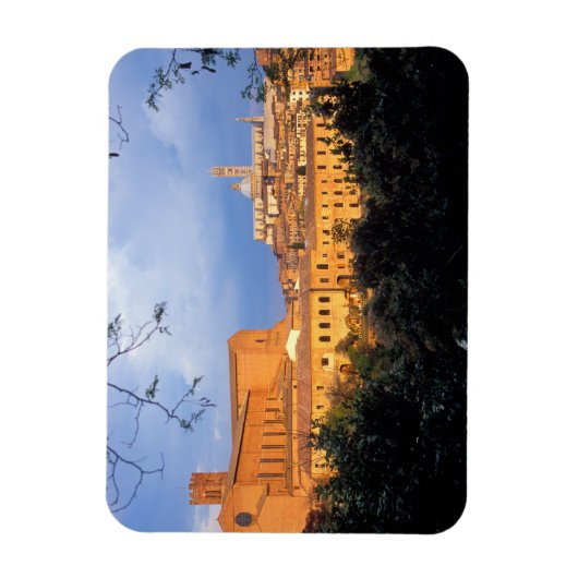 Het Toscaanse dorp Sienna, Italië. Magneet (Verticaal)