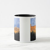 Het Toscaanse dorp Sienna, Italië. Mok (Midden)