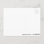 Het tot bloei komen Dromen Briefkaart (Achterkant)