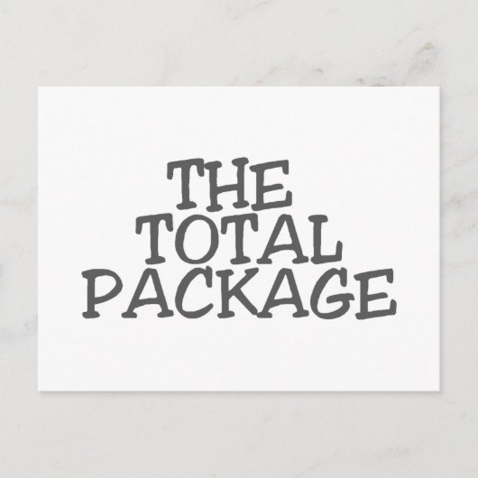 HET TOTALE PAKKET BRIEFKAART (Voorkant)
