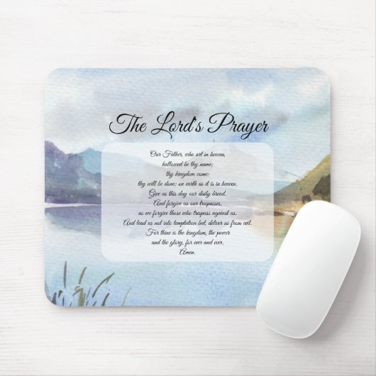 Het traditionele Onze Vader Muismat (Met muis)