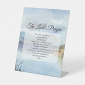 Het traditionele Onze Vader Reclamebord Met Voetstuk (Voorkant)