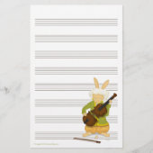 Het Tragedie Muziek Manuscript- Document Briefpapier (Voorkant)