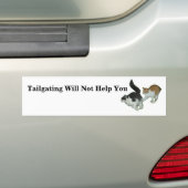 Het trainen zal u niet helpen Bumpersticker te kat (Op auto)