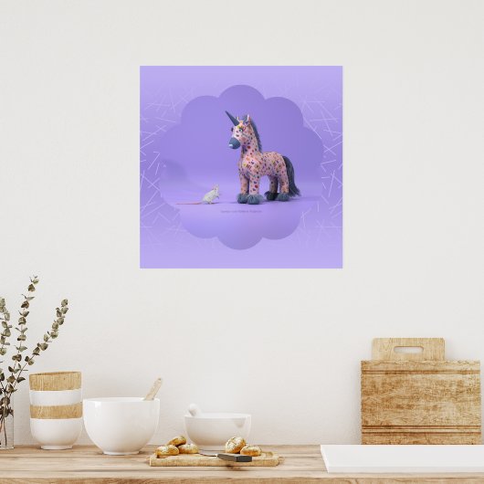 Het trange ontmoeten poster (Keuken)