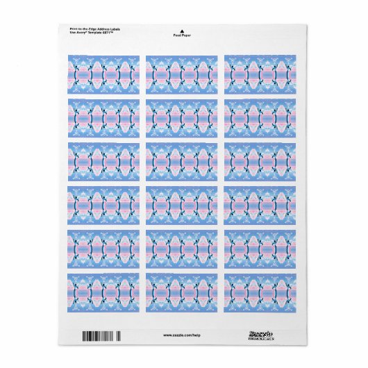 Het Trans Signaal Etiket (Full Sheet)