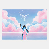 Het Trans Signaal Inpakpapier Vel (Voorkant 3)