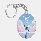 Het Trans Signaal Sleutelhanger (Voorkant Links)