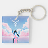 Het Trans Signaal Sleutelhanger (Achterkant)