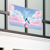 Het Trans Signaal Spandoek (Buitenkant Gebouw)