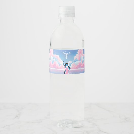 Het Trans Signaal Waterfles Etiket (Voorkant)