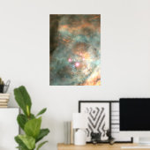 Het Trapeziumcluster van Orion Nebula Poster (Thuiskantoor)
