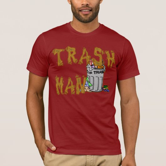 Het TRASH MAN! T-shirt (Voorkant)