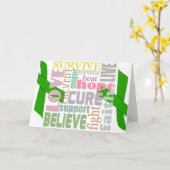 Het traumatische Wenskaart van de Inspiratie van Kaart (Gele Bloem)