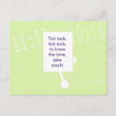 Het Treasure Hunt Game - Cluj #1 - Klok Briefkaart (Voorkant)