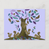 Het Treehouse van de eekhoorn Briefkaart (Voorkant)