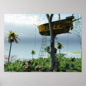Het treehouse van de Pirate Poster (Voorkant)