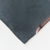 Het treinstation van Steampunk Fleece Deken (Hoek)