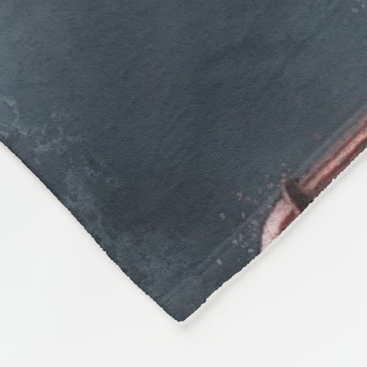 Het treinstation van Steampunk Fleece Deken (Hoek)