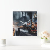 Het treinstation van Steampunk Vierkante Klok (Huis)