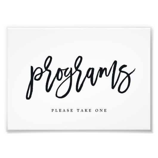 Het Trekprogramma Teken kiest Uw Grootte die wordt Foto Afdruk (Voorkant)