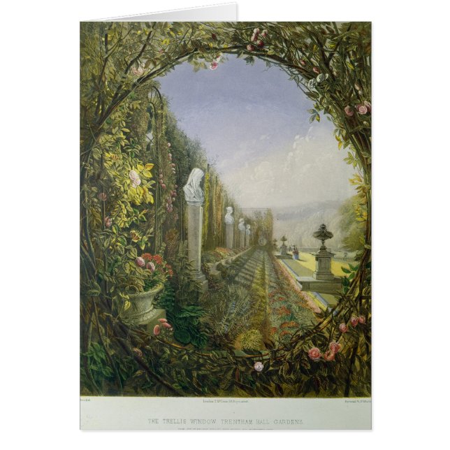 Het Trellis-venster, Trentham Hall Gardens (Voorkant)