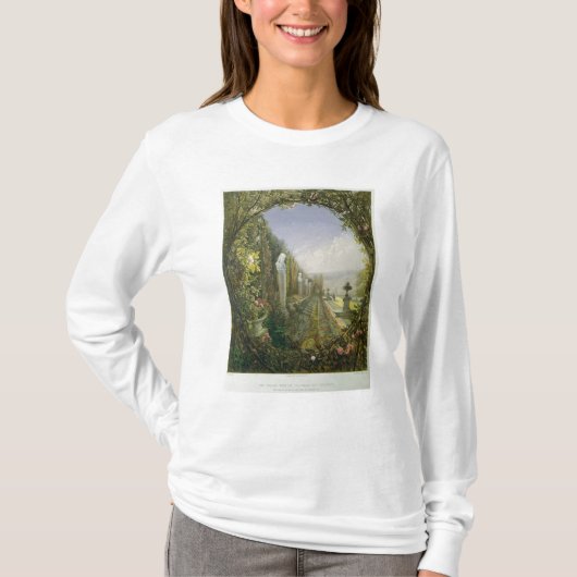 Het Trellis-venster, Trentham Hall Gardens T-shirt (Voorkant)