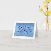 Het treuzelen Chromis Kaart (Gele Bloem)