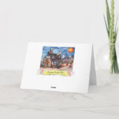 Het Trick or treat van de Varkens van Halloween, Feestdagen Kaart (Achterkant)