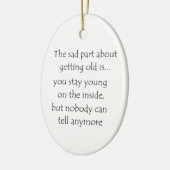 Het trieste deel over oud ornament met een cirkel (Links)