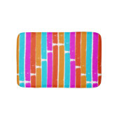 Het trillende Kleurrijke Ontwerp van Strepen - Badmat (Voorkant)