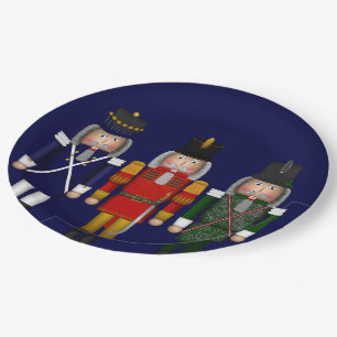 Het trio-blauw-Papier van de notekraker de BORDEN Papieren Bordje