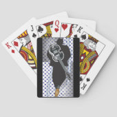 Het trio Collectie-Bass Man-Deck van Kaarten (Achterkant)