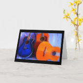 Het Trio van de gitaar Kaart (Gele Bloem)