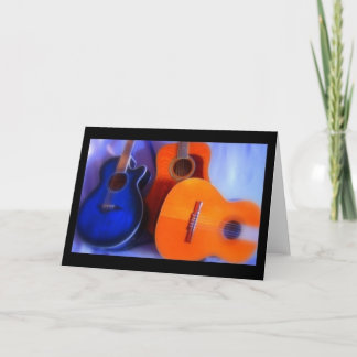 Het Trio van de gitaar Kaart