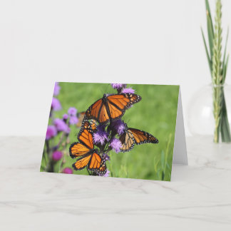 Het Trio van de monarch Kaart