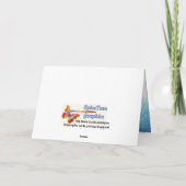 Het Trio van de peperkoek met Vers Feestdagen Kaart (Achterkant)